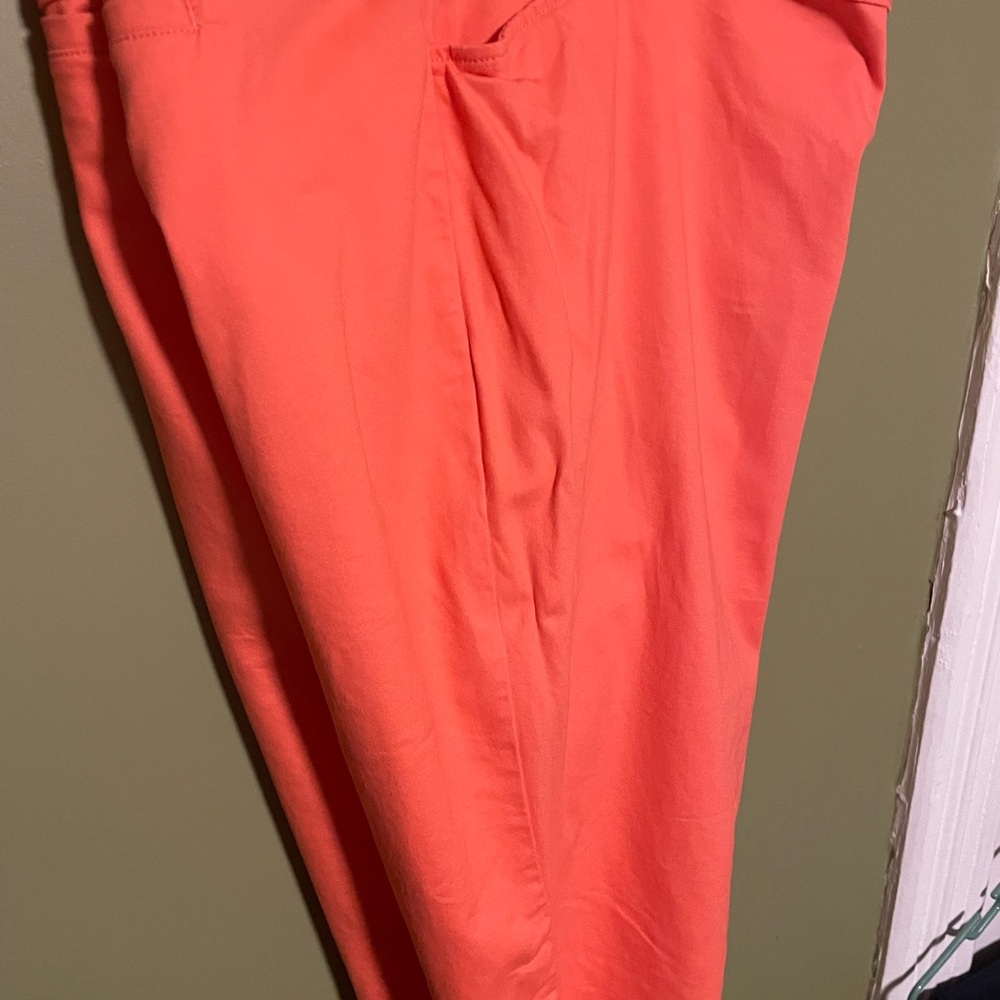 St. John Vibrant Coral Capris
